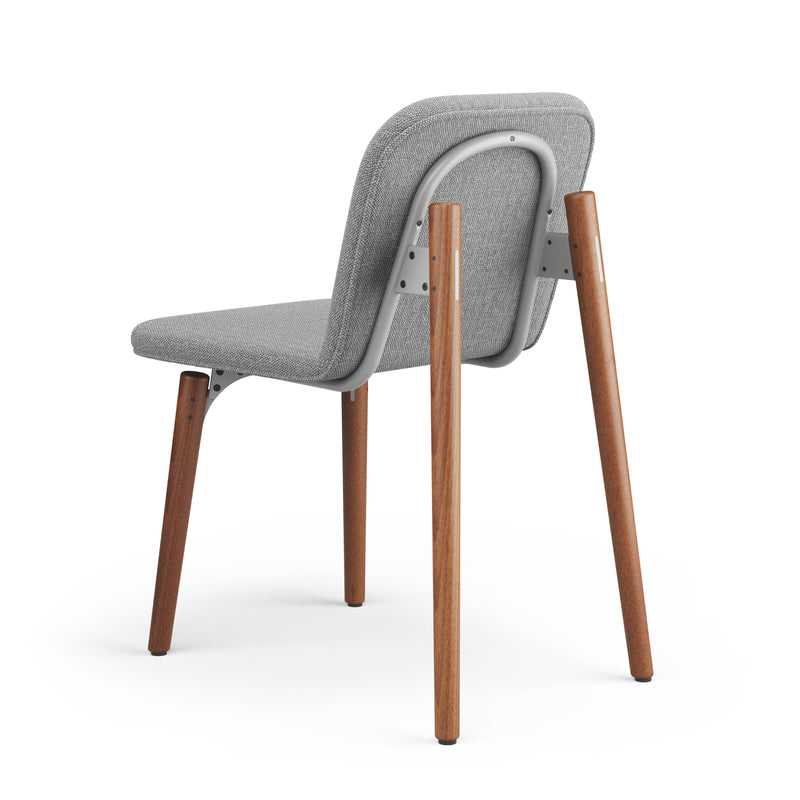 SLS Chair 3 - Wooden legs - Grey