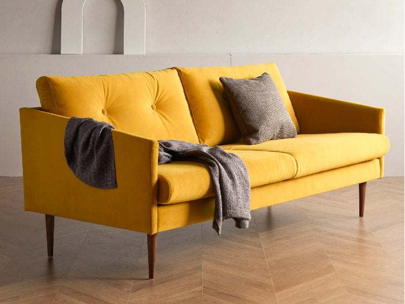 Slide 3 Seater Sofa - Yellow