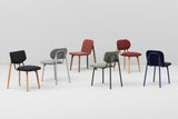 SLS Chair 3 - Wooden legs - Grey